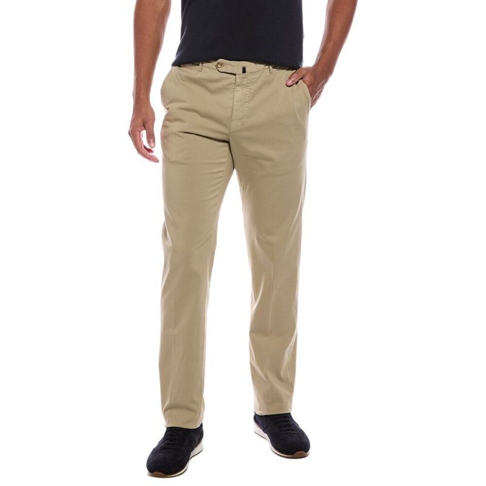 Slowear Mens  Benn Flat Front Pant, Beige